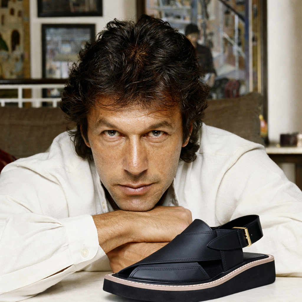 Black-Matt Kaptaan Chappal - Image 2