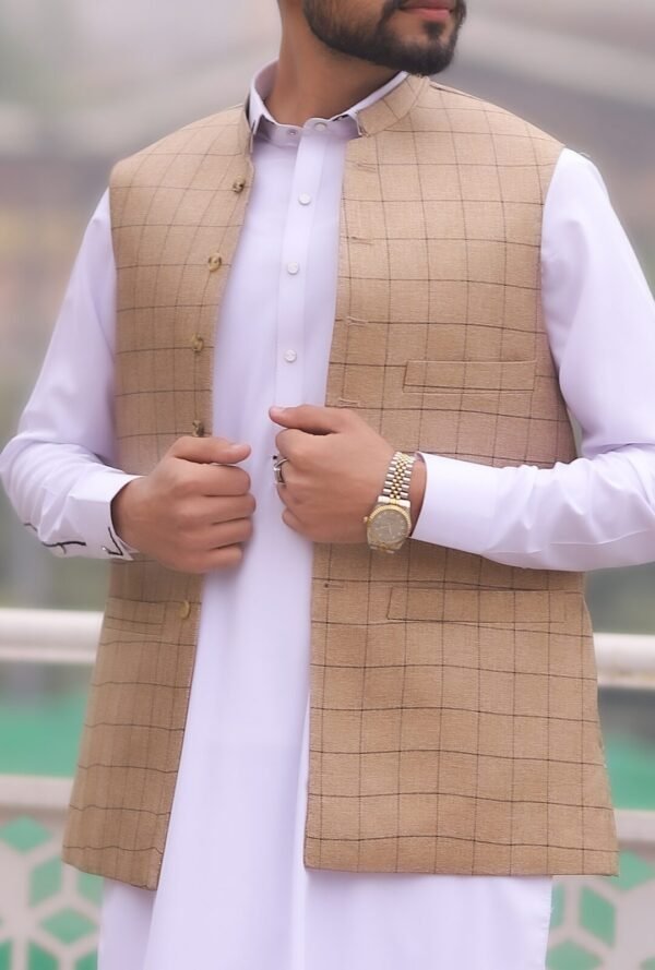 Golden Blended Waistcoat