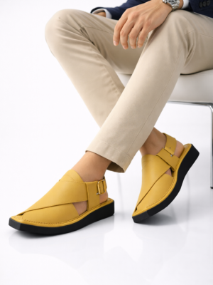 Old-Gold Kaptaan Peshawari Chappal