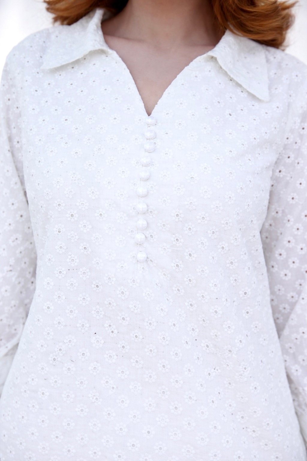 Noor-Haya 3PC Royal Chikan Kari dress with delicate embroidered Dupatta - Image 5