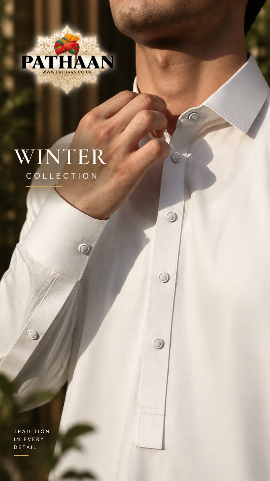 Off-White Superior-Grade Cotton Kameez Shalwar